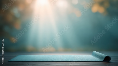 Yoga Mat Outdoors - Wellness, Fitness, Mindfulness - nature background