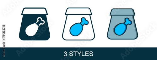 Filled outline Online ordering and fast food delivery with meal icon isolated on white background. Vector