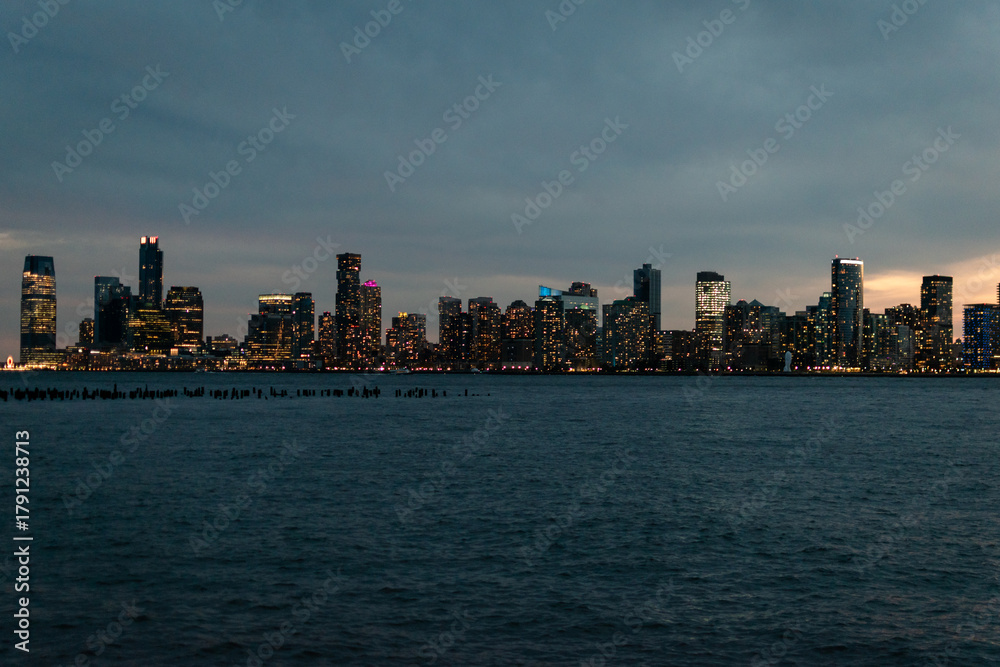 Obraz premium New York skyline at sunset