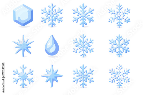Chinese workstation minimal warm no geometric vector bubbles icons icon snowflake full