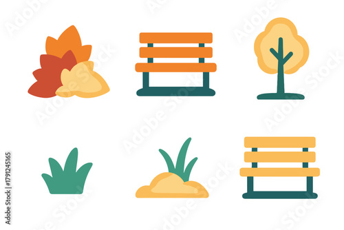 Numbers product set labels marks vector icon speech autumn no clean minimal