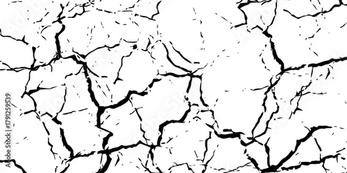 cracks on transparent background. cracks texture for design. cracked concrete wall covered with gray cement texture as background, vector grunge cracked texture style with cracked texture