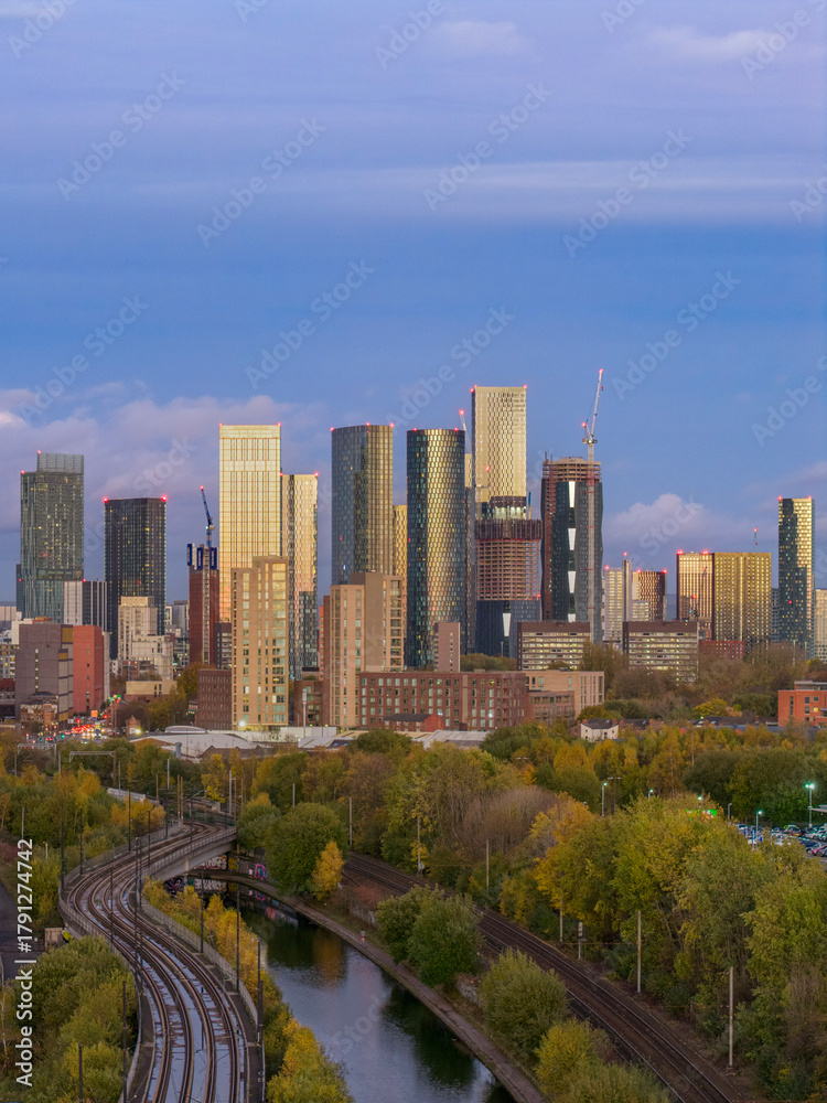 Fototapeta premium Manchester downtown