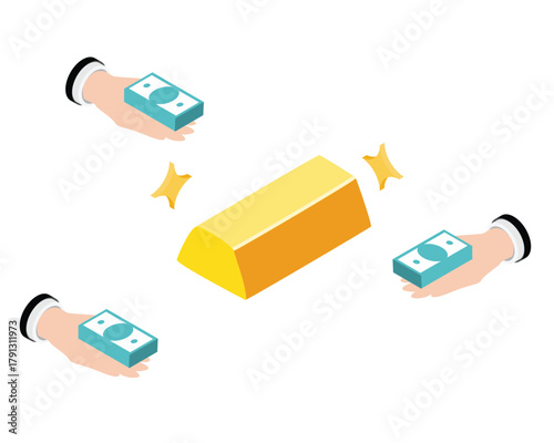 High demand in gold investment 