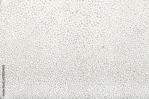 Background of Small White and Round Spheres Texture
