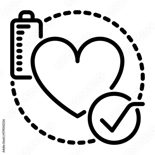 High Energy icon, line icon style