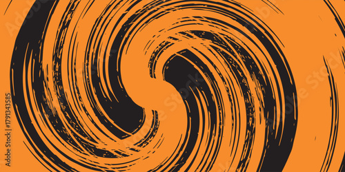 orange black brush Car sticker wrap pattern banner abstract sporty lines black orange color combination grunge brush modern.