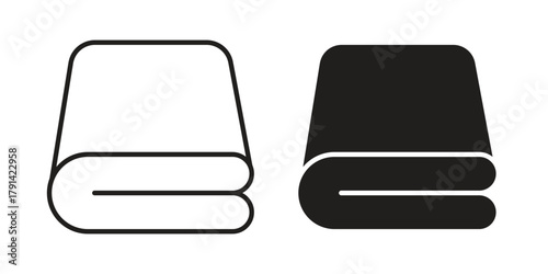 blanket icon. Vector linear icons. simple flat icons