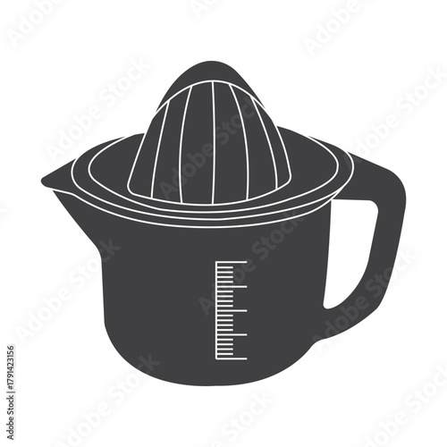 Manual citrus squeezer icon design