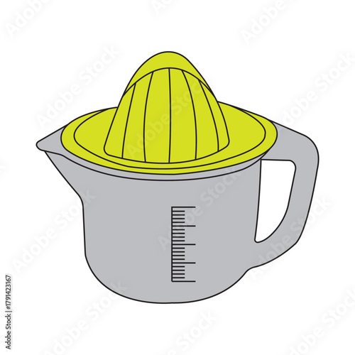 Manual citrus squeezer icon design