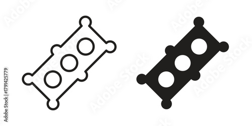 Car gasket icon. Vector linear icons. simple flat icons