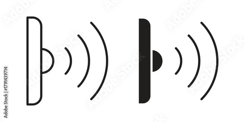 Infrared icon. Vector linear icons. simple flat icons