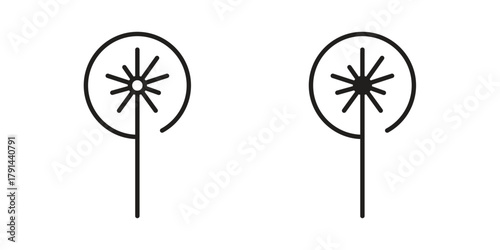 Laser beam icon. Vector linear icons. simple flat icons