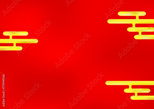 赤色のお祝いの和風背景素材