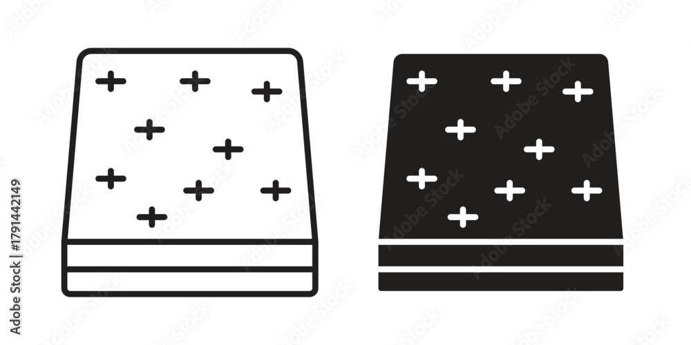 Fototapeta premium Mattress icon. Vector linear icons. simple flat icons