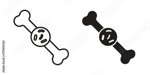 Multiple myeloma icon. Vector linear icons. simple flat icons