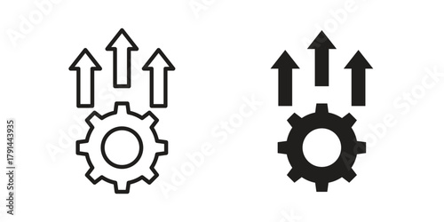Operational excellence icon. Vector linear icons. simple flat icons