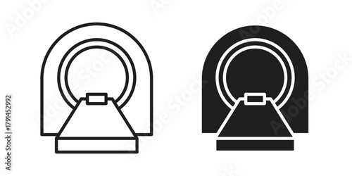 Tomography icon. Vector linear icons. simple flat icons