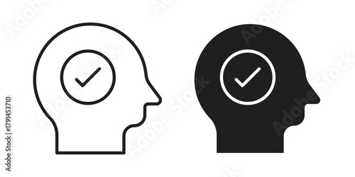 Understand icon. Vector linear icons. simple flat icons