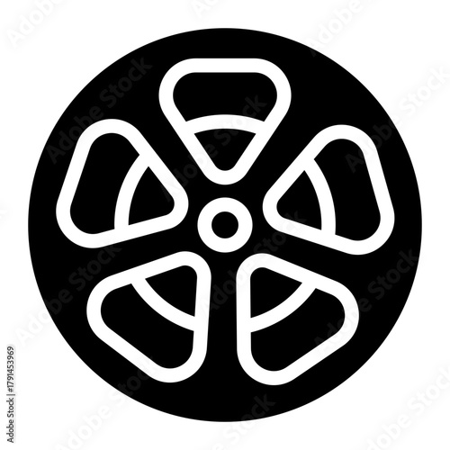 radiation hazard icon