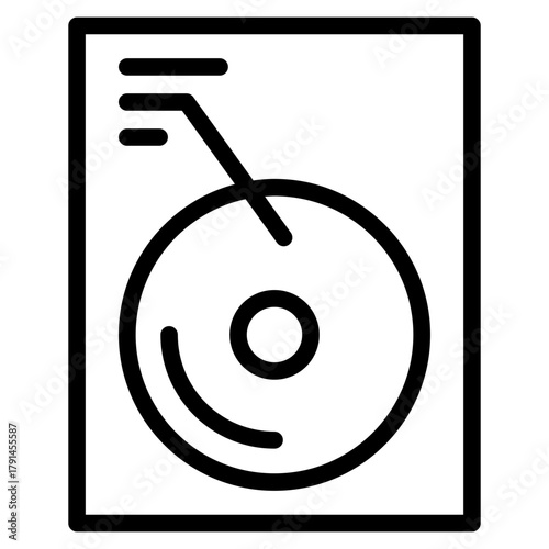 Hard disk drive icon