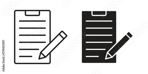 Wills and trusts icon. Vector linear icons. simple flat icons