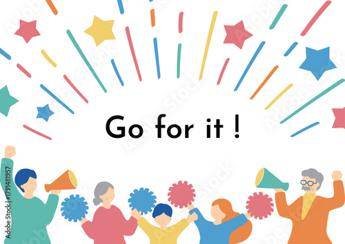 声援を送る家族