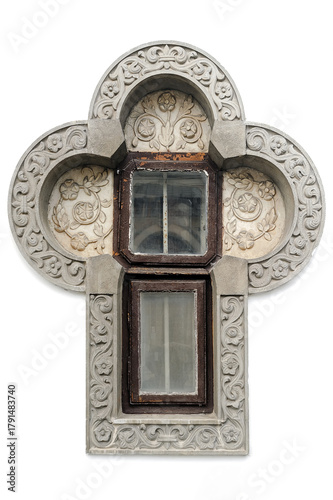 Wallpaper Mural Church window with iron ornate frame Torontodigital.ca