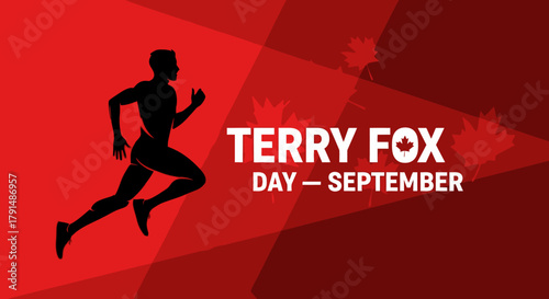 Terry Fox Day September Silhouette Running Marathon Event.