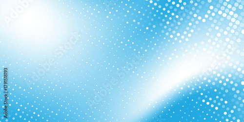 Blue Digital Blue Vector Gradient Background Staggered Dots Pattern modern dotted. vector blue background