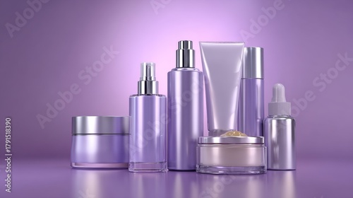 cosmetic products, cosmetic packaging. advertising. product showcase