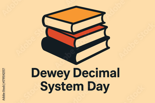 Dewey Decimal Day, library illustration, book classification concept, library system design, library science artwork, cataloging books illustration, library organization graphic, knowledge management 