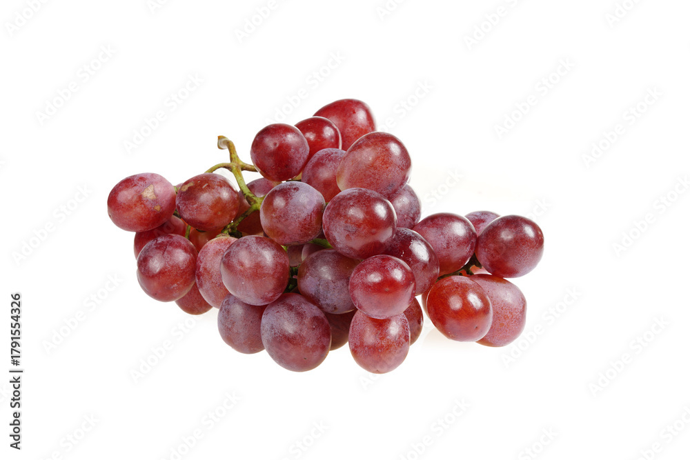 Fototapeta premium Grapes are very fresh on a white background.