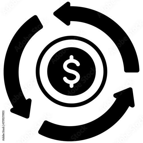 Money Circulation Icon