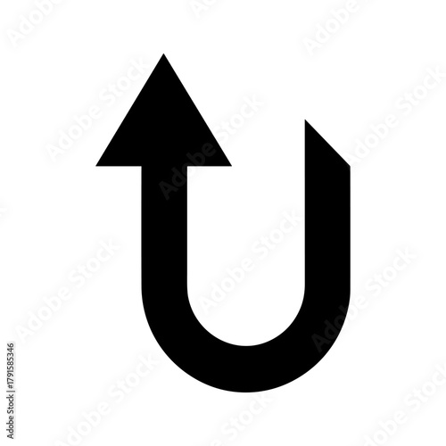 Uturn arrow symbol