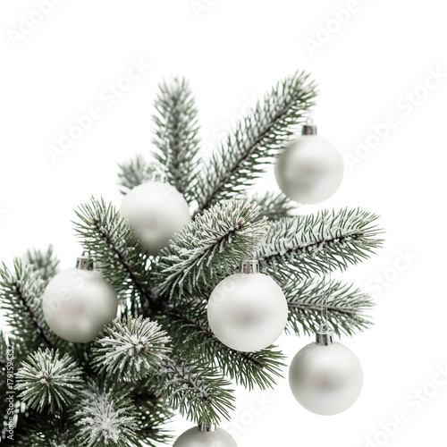 Wallpaper Mural christmas decoration on white background Torontodigital.ca