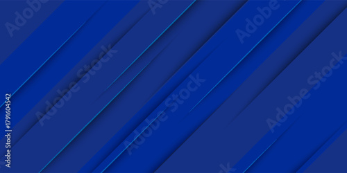 Abstract blue background with glowing geometric lines. Modern blue gradient square shape design. Futuristic technology concept. Suit for brochure, corporate, website, poster, banner.