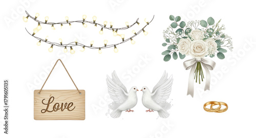 Wedding decoration set 