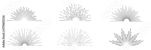 A set of abstract design elements with a risograph print effect. Graphic elements for wallpapers, posters, and banners in a vintage style. Vector illustration. Best Collection. EPS 10.