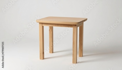 wooden chair isolated on white