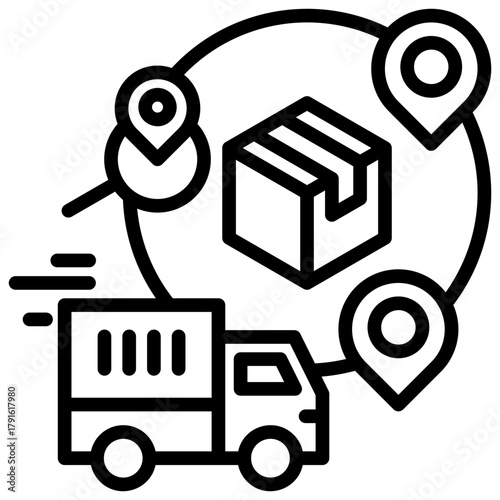 Shipment Tracking Icon