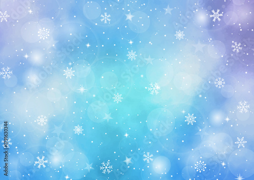 水彩の雪の背景