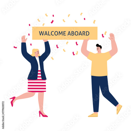 assessing new employee interviews Illustration