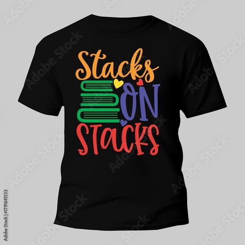 School typography t shirt for print