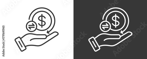 Payment System Icon Set Vector Collection Isolated In Black And White
