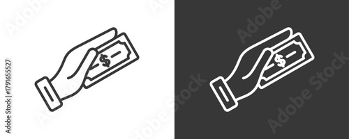 Payment Icon Set Vector Collection Isolated In Black And White