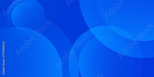 Vibrant Blue Abstract Circles Background With Smooth Gradients For Modern Digital Design.vector eps10