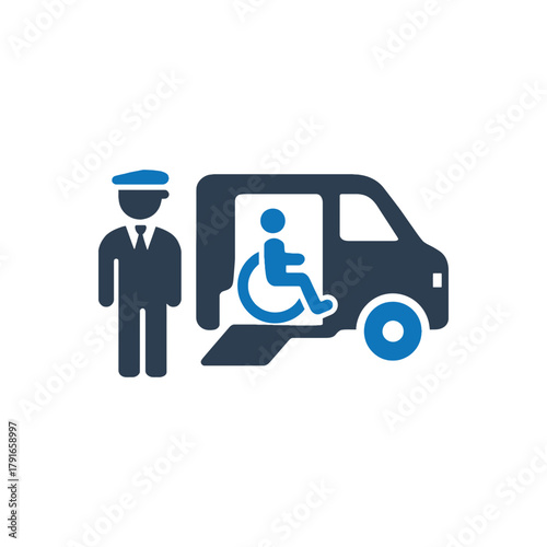 Accessible Transport Career Icon