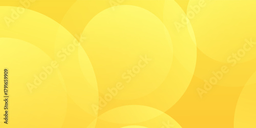 Bright Yellow Abstract Bokeh Background With Circular Light Orbs And Warm Glow.eps10