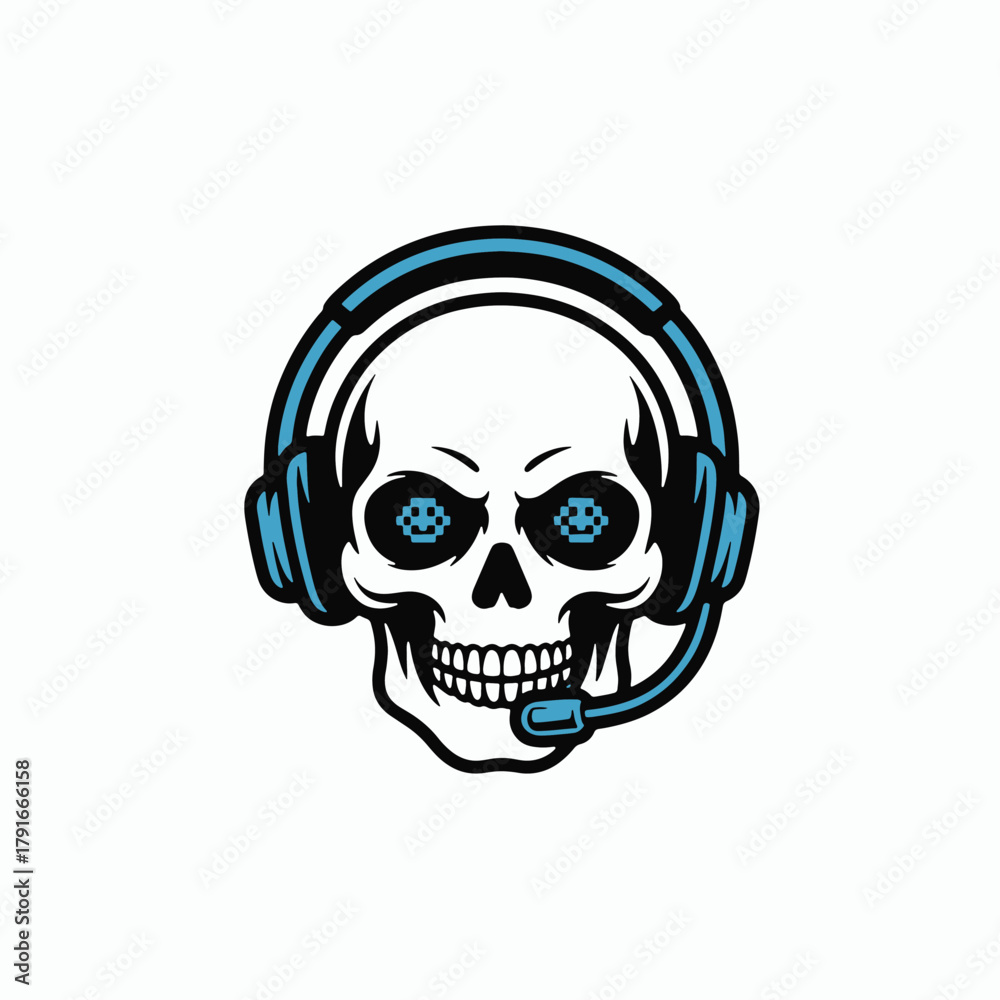 Fototapeta premium Gamer Emblem (Logo style)